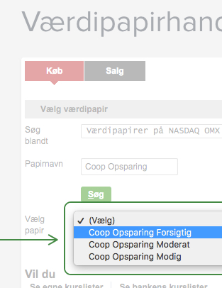 Vælg afdeling