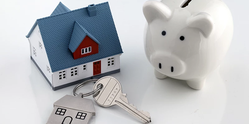 Hus, sparegris og nøgler