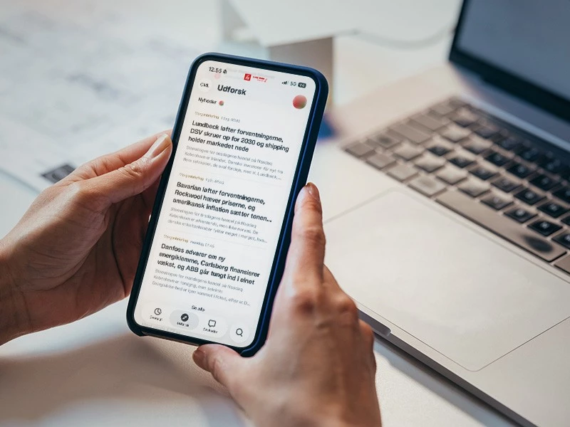 Nyheder på investerings app